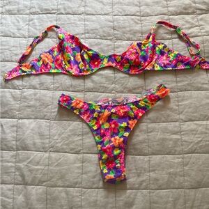 Bare Minimale swimsuit size XL tropical print